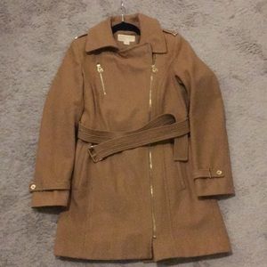 Michael Kors Camel colored pea coat